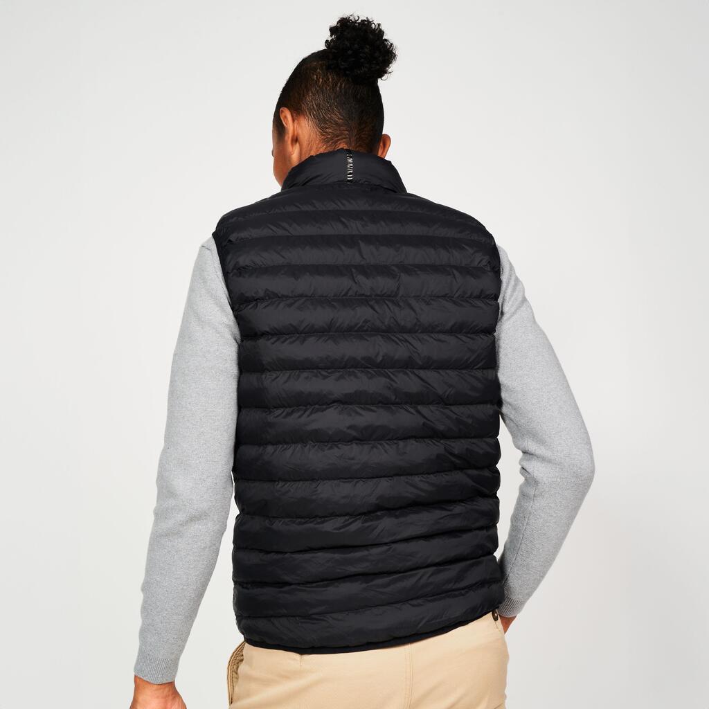 Men's golf sleeveless down jacket - MW500 burgundy